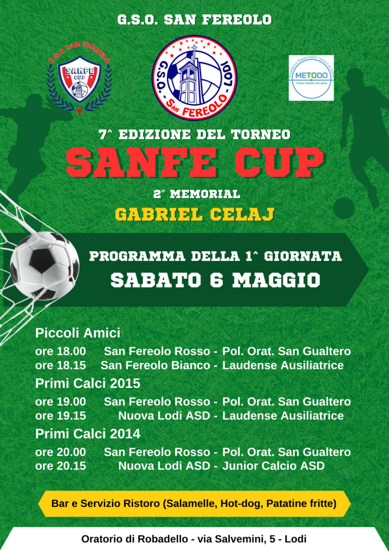 Inizia la SANFECUP!!!