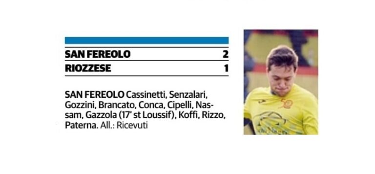 San Fereolo – Riozzese del 19/11/23